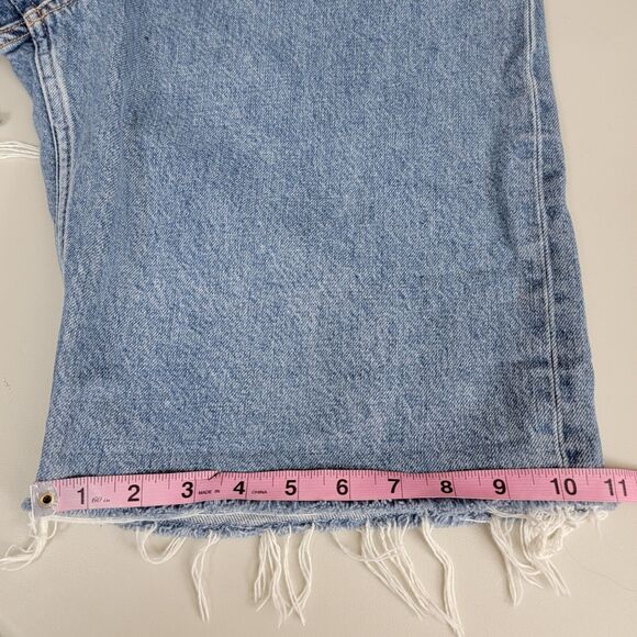 Rag & Bone Womens Rosa Mid Rise Walking Shorts Cut-off Denim Size 31 Button Fly - Picture 11 of 13